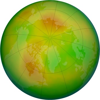 Arctic ozone map for 2002-05